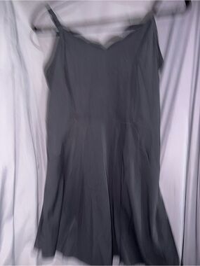 41 Hawthorn Charcoal Slip Dress with Spaghetti Straps